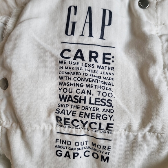 GAP '90s Loose Mid Rise Jeans w/raw split hem size 31 / 12 S NWT - Picture 8 of 8